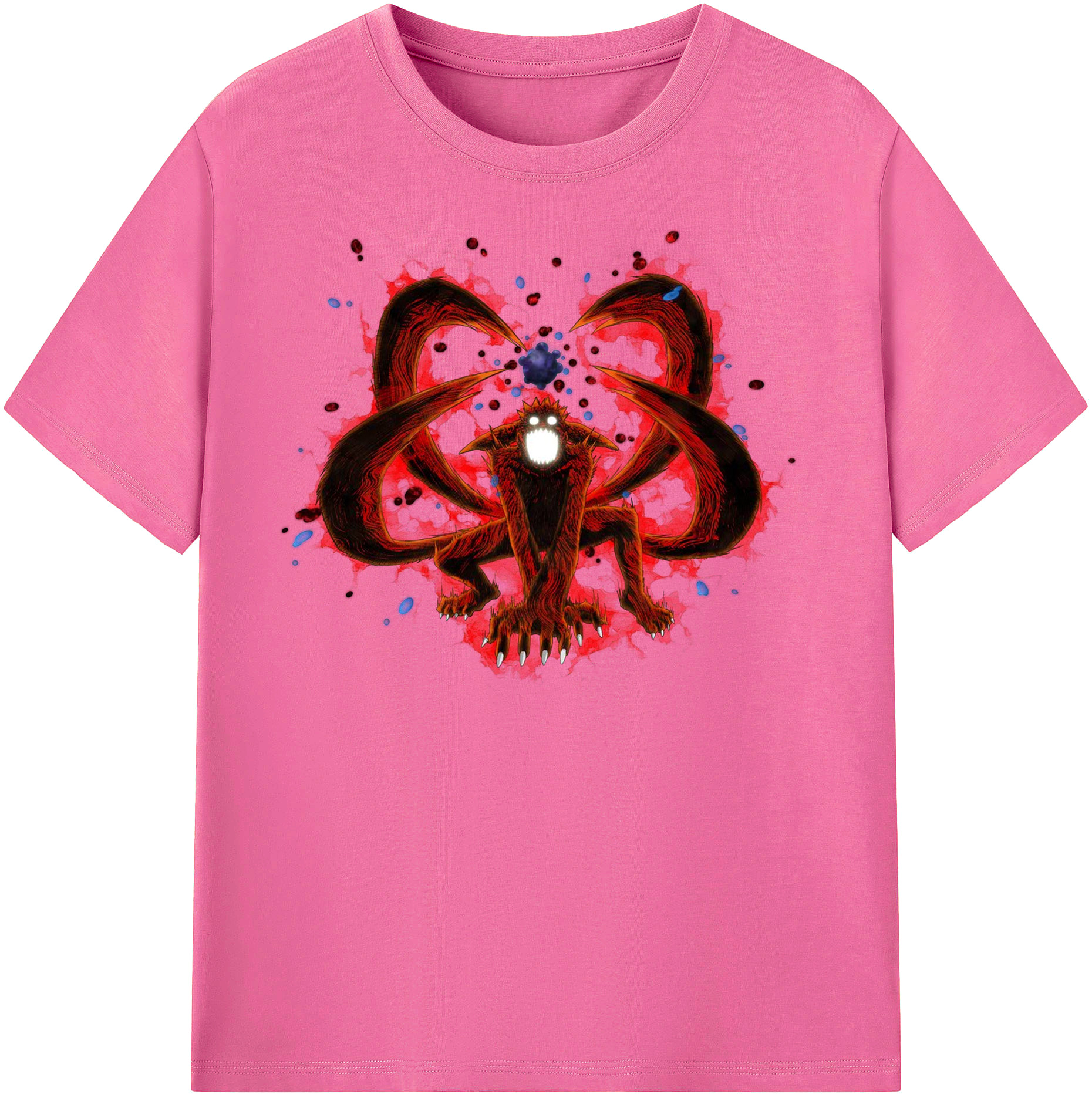 （画像用） NARUTO -ナルト- うずまき ナルト Uzumaki Naruto レディースカジュアルプリントTシャツ（綿100％）